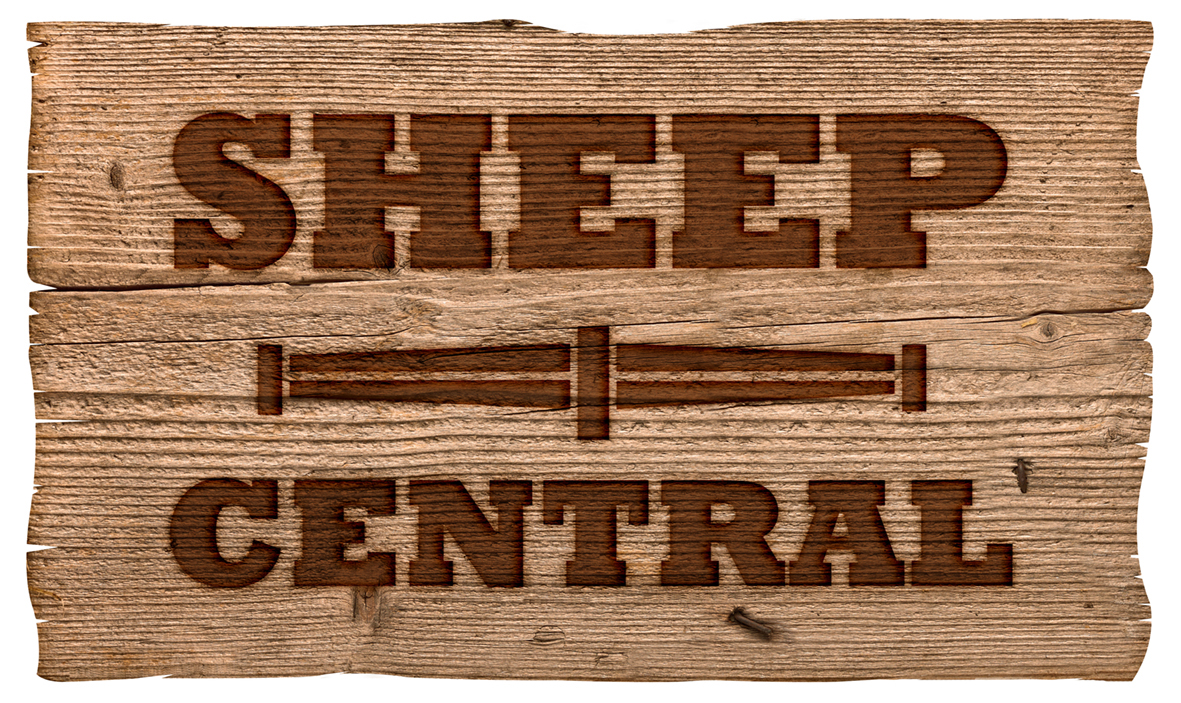 Sheep Central Logo Timber